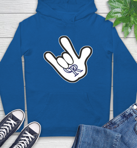 Colorado Rockies MLB Baseball Mickey Rock Hand Disney Hoodie 10 Colorado Rockies MLB Baseball Mickey Rock Hand Disney Hoodie - Image 10