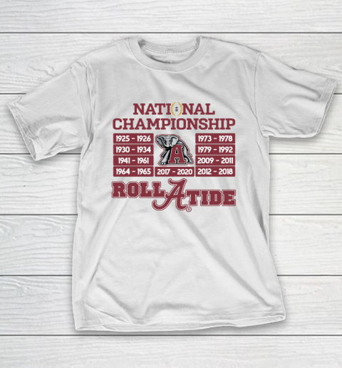 National Championship Alabama Crimson Tide 2020 T-Shirt