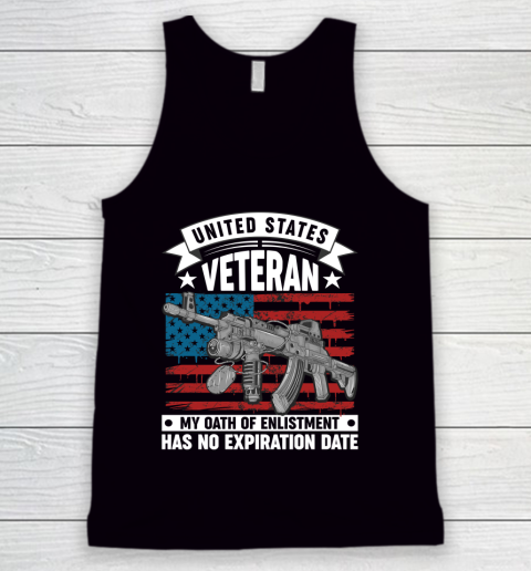 Veteran Shirt United States Veteran My Oath Of Enlistment Has No Expiration Date Tank Top
