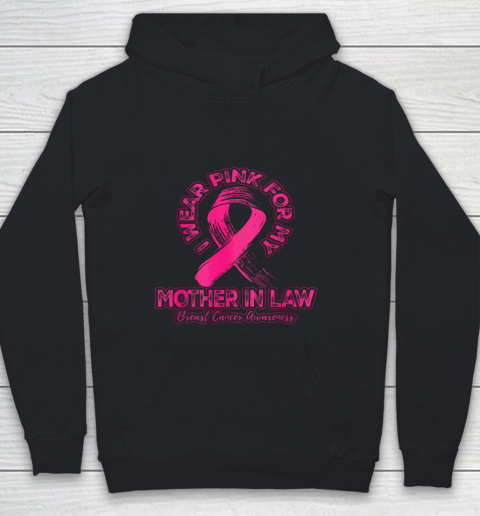 I Wear Pink for my Mother in Law Youth Hoodie