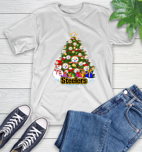 Pittsburgh Steelers Merry Christmas NFL Football Sports T-Shirt