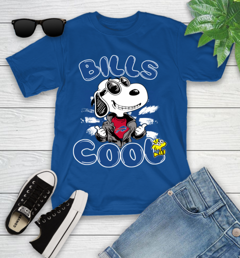 NFL Football Buffalo Bills Cool Snoopy Shirt Youth T-Shirt 10