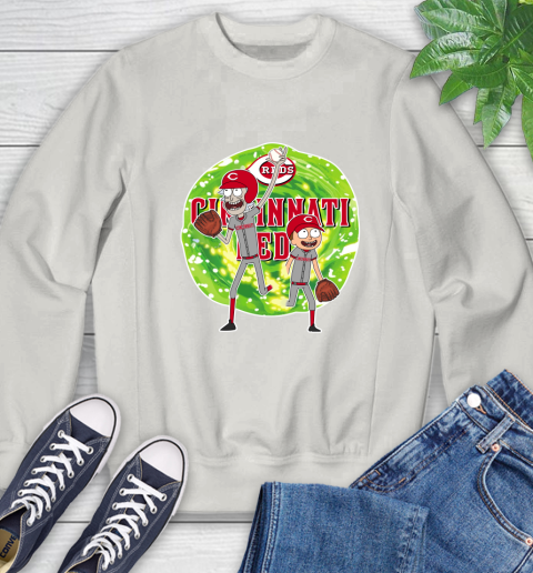 MLB Cincinnati Reds Rick And Morty Baseball Sports Sweatshirt 12