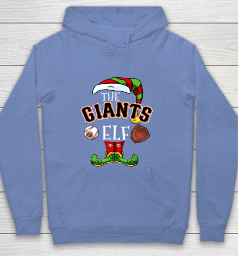 San Francisco Giants Christmas ELF Funny MLB Youth Hoodie 8