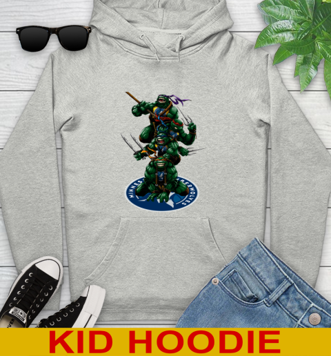 NBA Basketball Minnesota Timberwolves Teenage Mutant Ninja Turtles Shirt Youth Hoodie