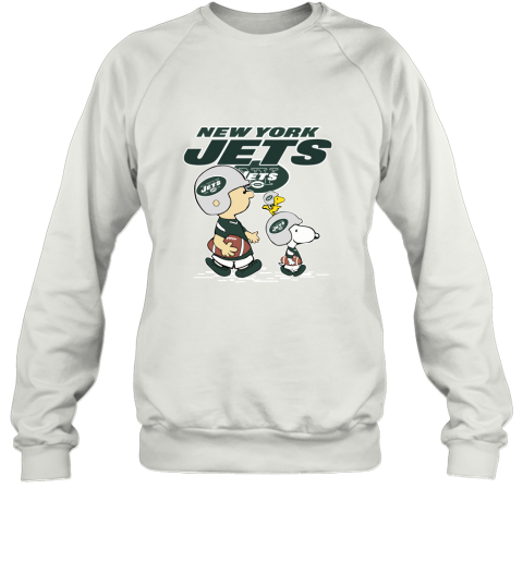 New York Jets Let's Play Football Together Snoopy NFL Sweatshirt