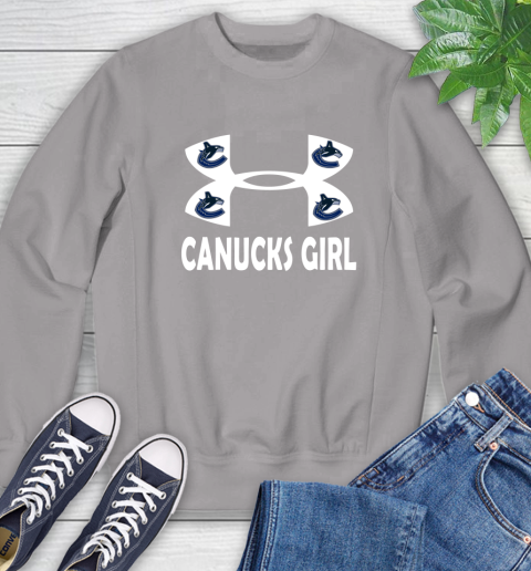 NHL Vancouver Canucks Girl Under Armour Hockey Sports Sweatshirt 5