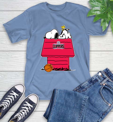 LA Clippers NBA Basketball Snoopy Woodstock The Peanuts Movie T-Shirt 12 LA Clippers NBA Basketball Snoopy Woodstock The Peanuts Movie T-Shirt - Image 12