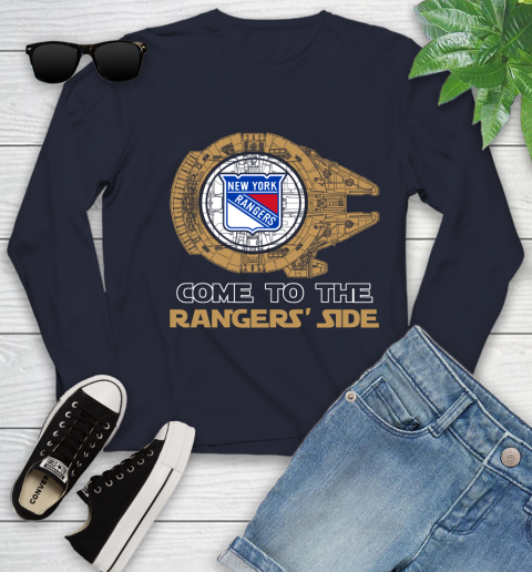NHL Come To The New York Rangers Wars Hockey Sports Youth Long Sleeve 2