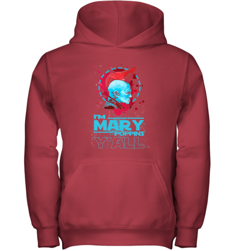 1vxs im mary poppins yall yondu guardian of the galaxy shirts youth hoodie 43 front red