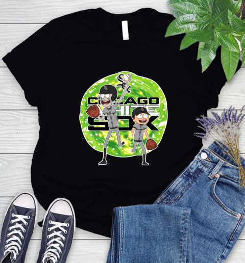MLB Chicago White Sox Rick And Morty Baseball Sports Women's T-Shirt 2