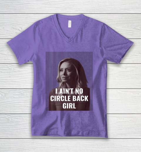 I Ain t No Circle Back Girl American Kayleigh McEnany V-Neck T-Shirt 8