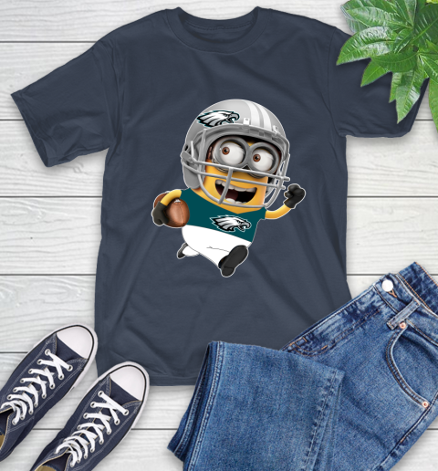NFL Philadelphia Eagles Minions Disney Football Sports T-Shirt 4