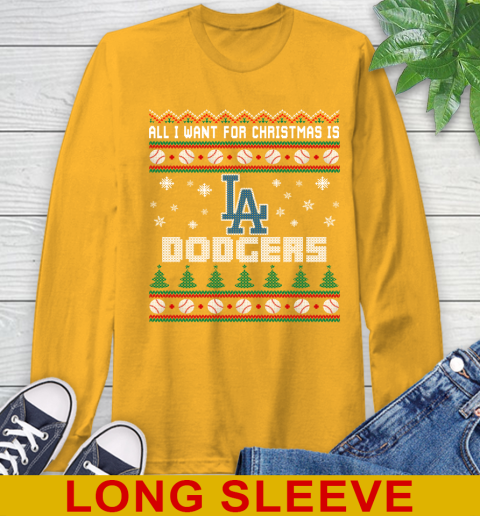 MLB All I Want For Christmas Is Los Angeles Dodgers Baseball Sports 56