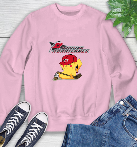 NHL Pikachu Hockey Sports Carolina Hurricanes Sweatshirt 9