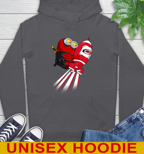 NHL Hockey Carolina Hurricanes Deadpool Minion Marvel Shirt Hoodie 7