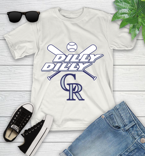 MLB Colorado Rockies Dilly Dilly Baseball Sports Youth T-Shirt