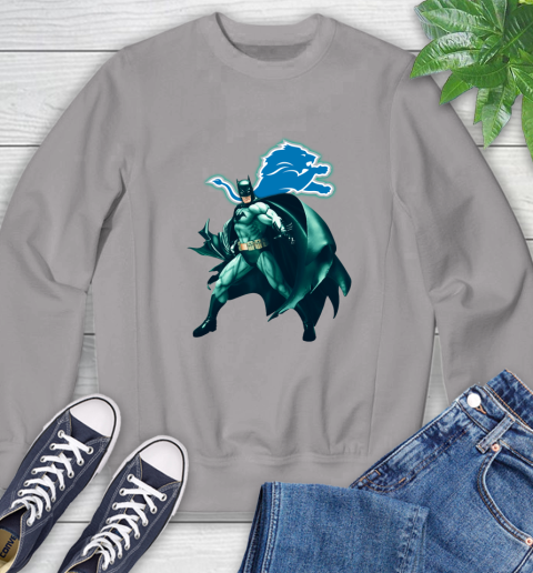 NFL Batman Football Sports Detroit Lions Sweatshirt 5