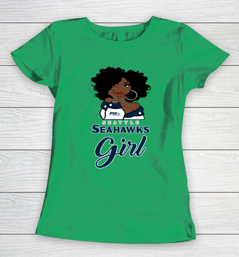 Seattle Seahawks Girl NFL Women's T-Shirt 7