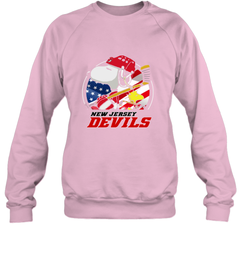 New Jersey Devils Ice Hockey Snoopy And Woodstock NHL Sweatshirt