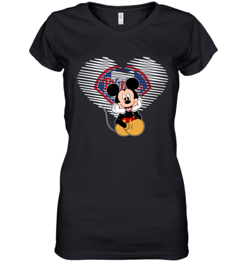 MLB Philadelphia Phillies The Heart Mickey Mouse Disney Baseball T Shirt 7K8PMwU8lIj women v neck t shirt 39 95 151514 front black