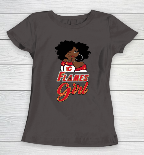 Calgary Flames Girl NHL Women's T-Shirt 9