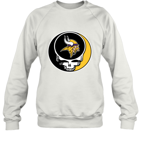 NFL Minnesota Vikings Grateful Dead Rock Band Football Sports BXH75LAKq7U sweatshirt 35 95 151514 front white