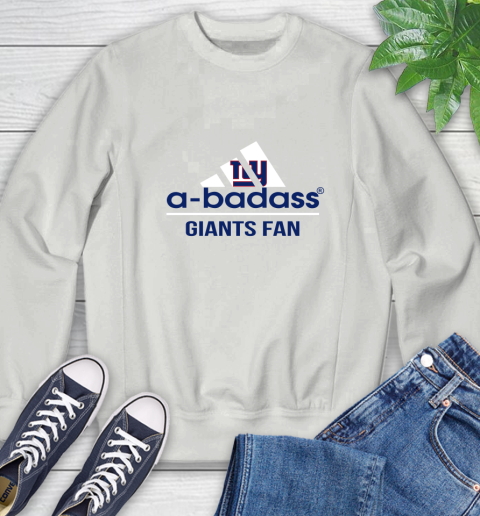 New York Giants NFL Football A Badass Adidas Adoring Fan Sports Sweatshirt 5