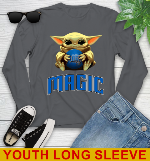 NBA Basketball Orlando Magic Star Wars Baby Yoda Shirt 130