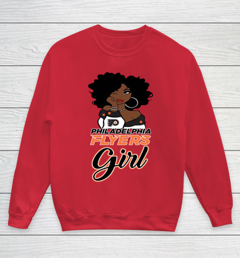Philadelphia Flyers Girl NHL Youth Sweatshirt 9