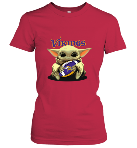 Baby Yoda Loves The Minnesota Vikings - Rookbrand