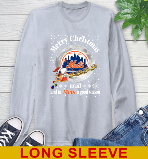 New York Mets Merry Christmas To All And To Mets A Good Season MLB Baseball Sports Long Sleeve T-Shirt 7 New York Mets Merry Christmas To All And To Mets A Good Season MLB Baseball Sports Long Sleeve T-Shirt - Image 7