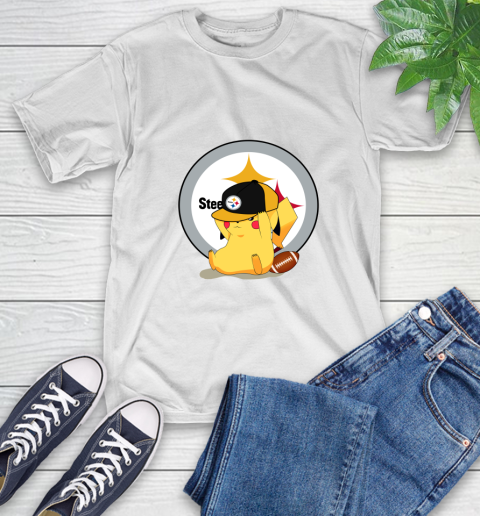 NFL Pikachu Football Sports Pittsburgh Steelers T-Shirt