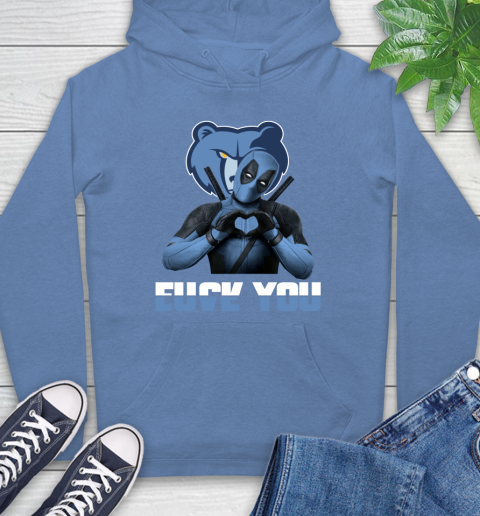 NBA Memphis Grizzlies Deadpool Love You Fuck You Basketball Sports Hoodie 11