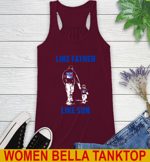 New York Rangers NHL Hockey Like Father Like Son Sports Racerback Tank 2