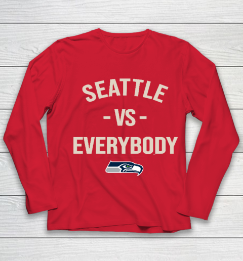 Seattle Seahawks Vs Everybody Youth Long Sleeve 8