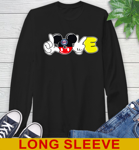 Minnesota Twins MLB Baseball Love Mickey Disney Sports Long Sleeve T-Shirt 2