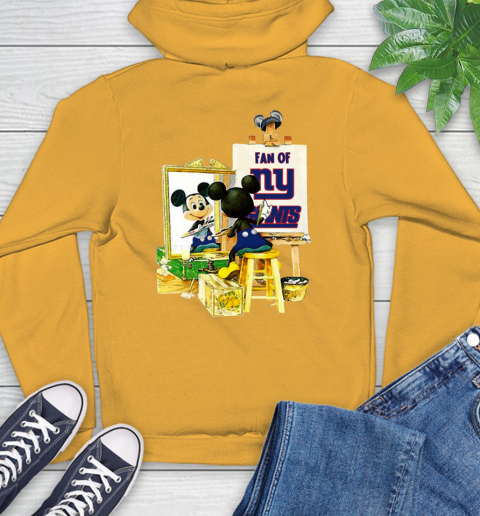 NFL Football New York Giants Mickey Drawing Shirt 14