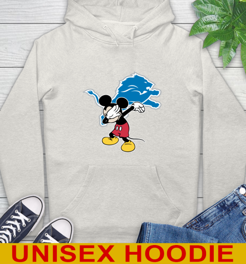 Detroit Lions NFL Football Dabbing Mickey Disney Sports Hoodie 12