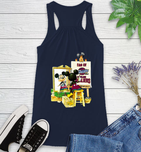 NBA Basketball Cleveland Cavaliers Mickey Drawing Shirt 44