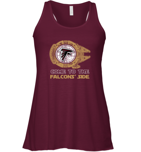 NFL Come To The Atlanta Falcons Wars Football Sports Racerback Tank 9m82 nfl come to the atlanta falcons wars football sports flowy tank 32 front maroon