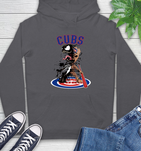 MLB Chicago Cubs Baseball Venom Groot Guardians Of The Galaxy Hoodie 7