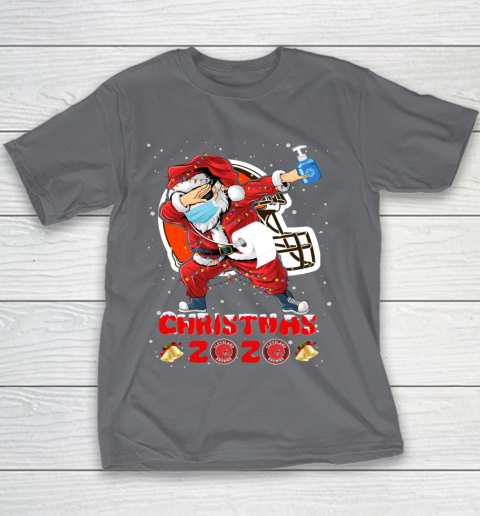 Cleveland Browns Funny Santa Claus Dabbing Christmas 2020 NFL Youth T-Shirt 5