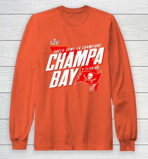 Champa Bay Tampa Bay Buccaneers Super Bowl LV Champions Long Sleeve T-Shirt 3