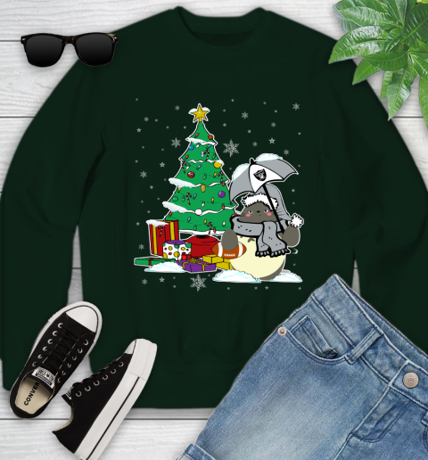 Oakland Raiders NFL Football Cute Tonari No Totoro Christmas Sports Youth Sweatshirt 9