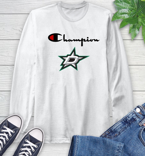 NHL Hockey Dallas Stars Champion Shirt Long Sleeve T-Shirt