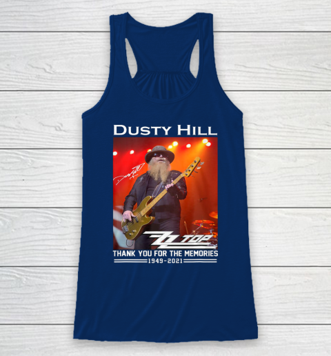 Dusty Hill Thank You For Memories Racerback Tank 6