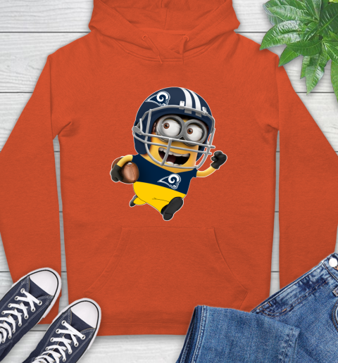 NFL Los Angeles Rams Minions Disney Football Sports Hoodie 5