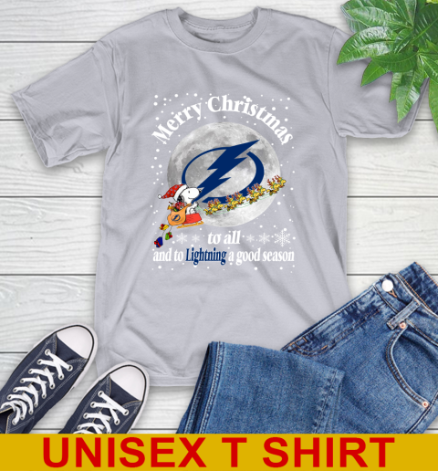 Tampa Bay Lightning Merry Christmas To All And To Lightning A Good Season NHL Hockey Sports T-Shirt 5