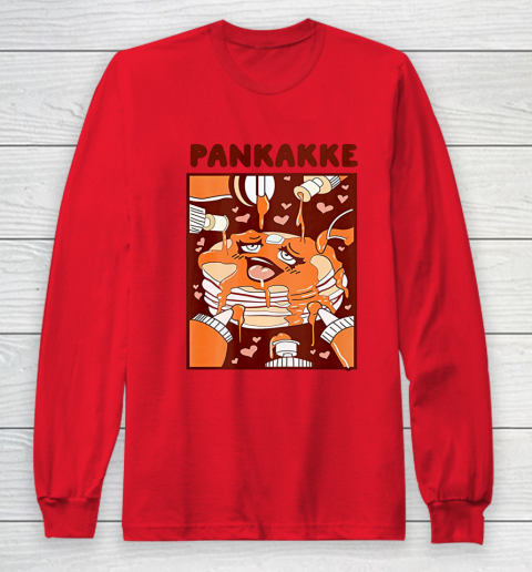 Pankakke Food Funny Cake Cupkakke Long Sleeve T-Shirt 7